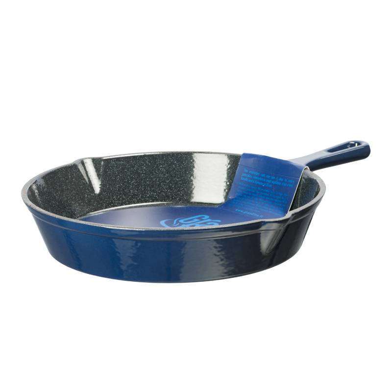 Grand Feu Blue Enamelled Cast Iron frying pan, Ø 25cm