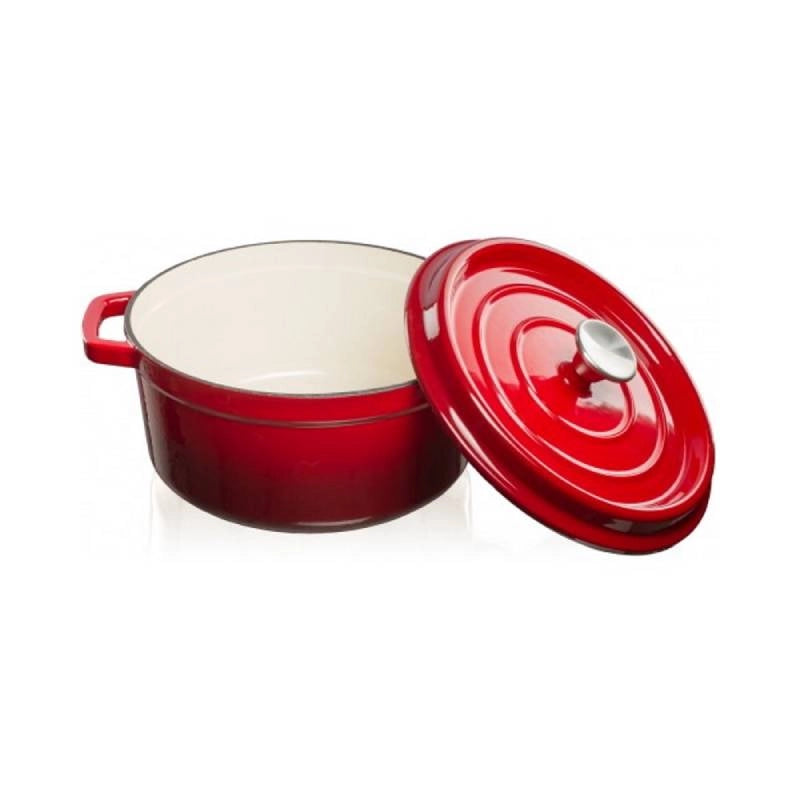 Grandfeu Red Cast Iron Pot, 3.5l