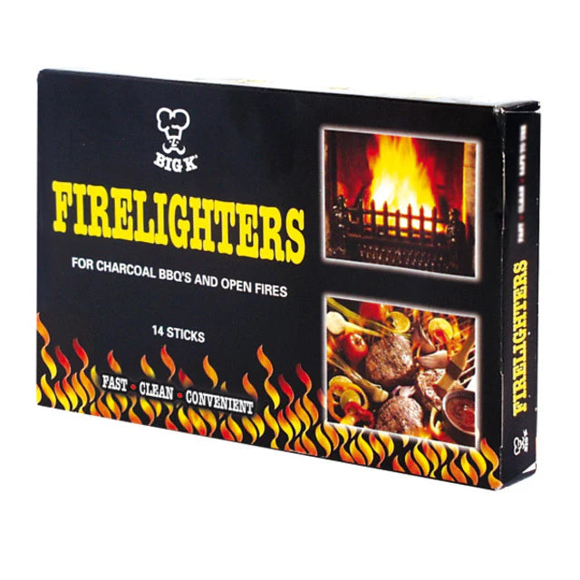 BIG K FIRELIGHTERS 14 STICKS