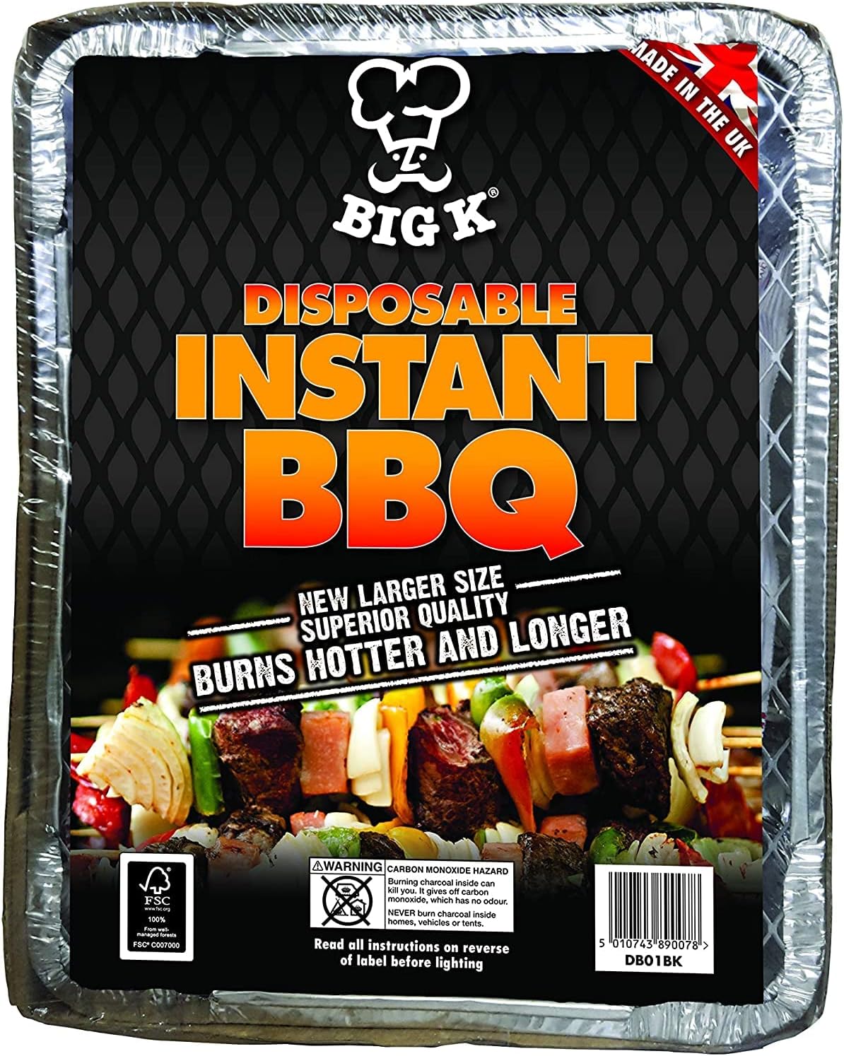 BIG K DISPOSABLE INSTANT BBQ