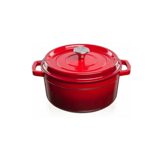 Grandfeu Red Cast Iron Pot, 3.5l