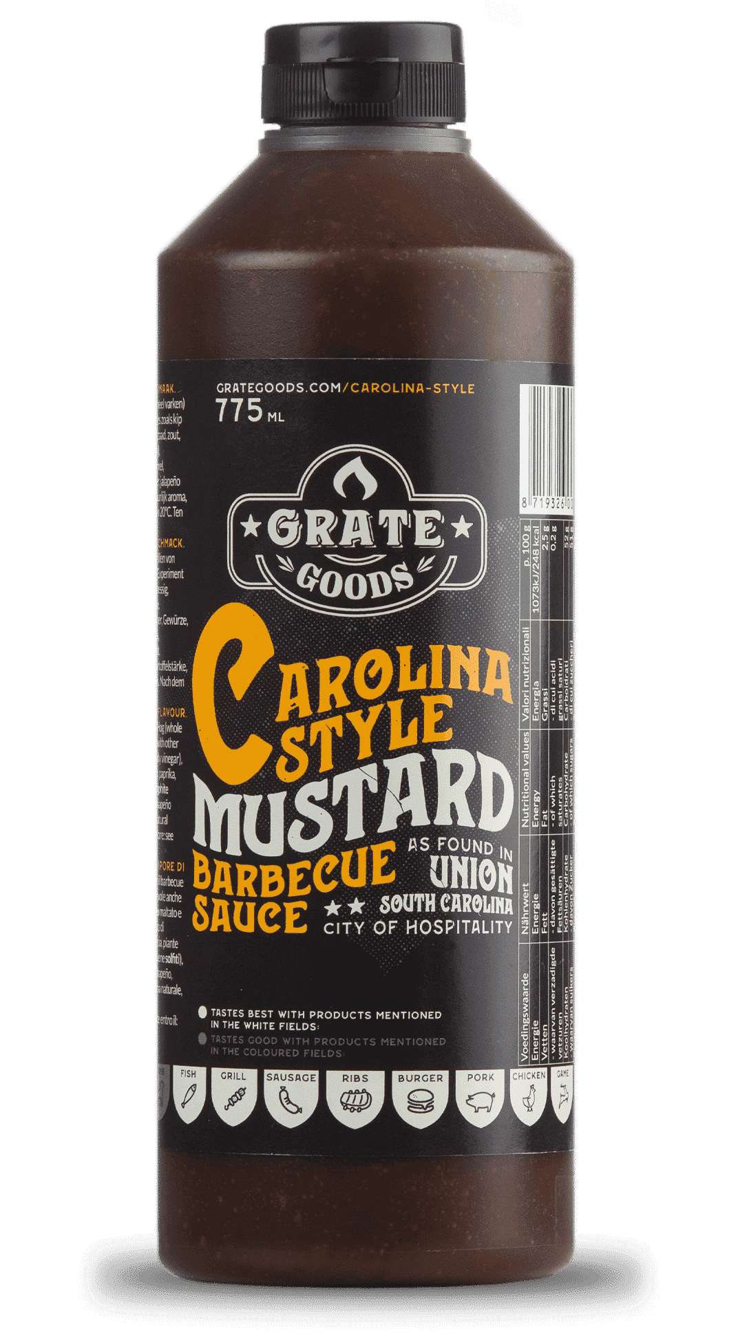 GrateGoods Carolina Style Mustard BBQ Sauce