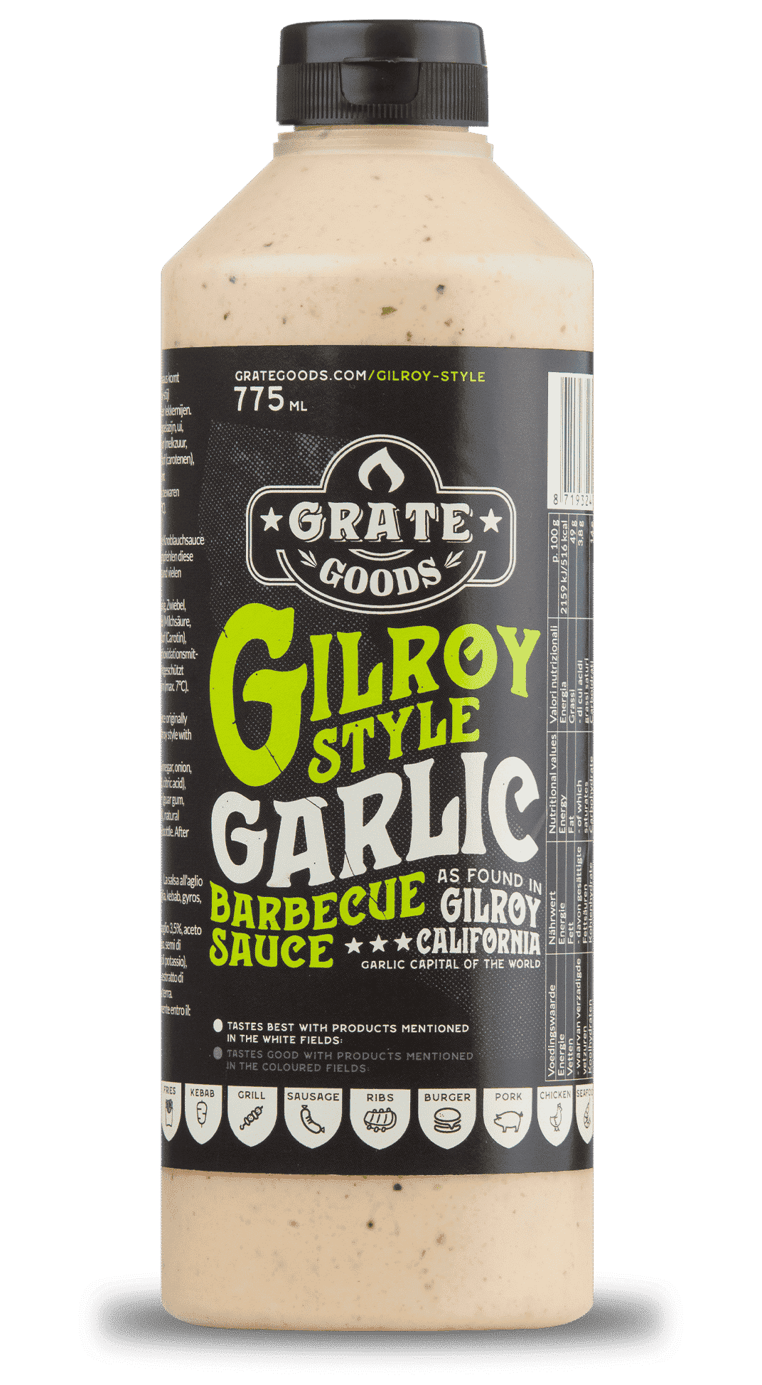 GrateGoods Gilroy Style Garlic BBQ Sauce